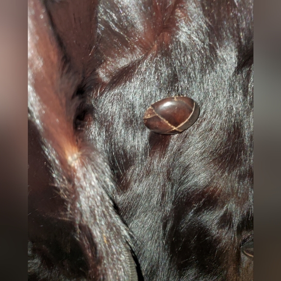 🐻🐻🐻MEN'S BLACK BEAR FUR FULL LENGTH COAT🐻🐻🐻 - Picture 13 of 16